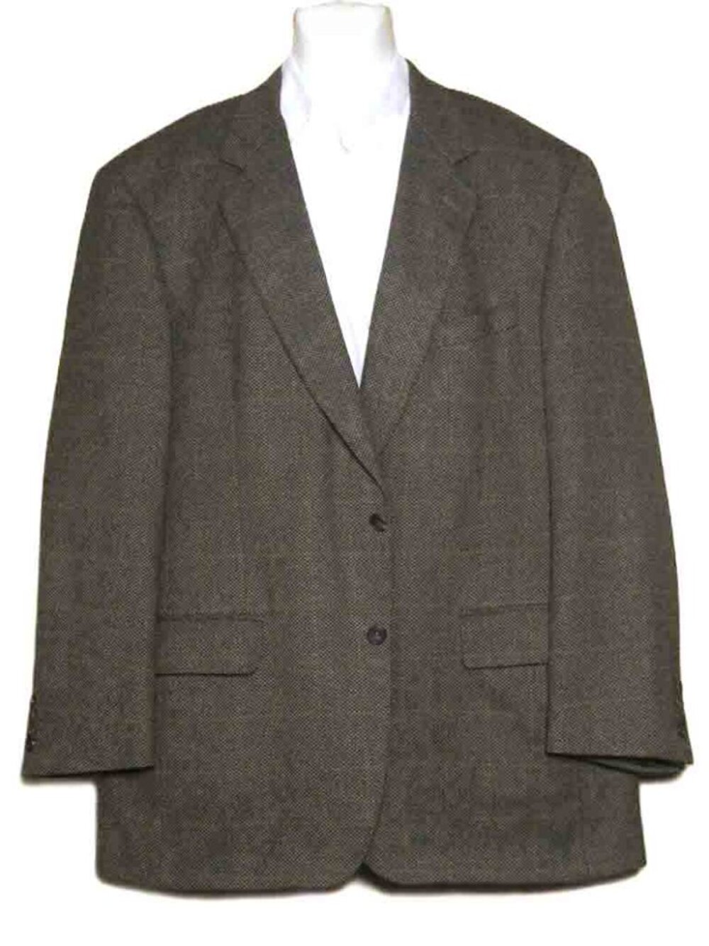 Samuelsohn Wool + Cashmere Blazer Brown COMO Men's Size 46L